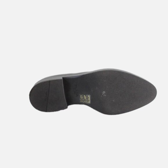 Prada Triangle Logo Loafers Pointed Shoes 39 9 - Picture 10 of 11